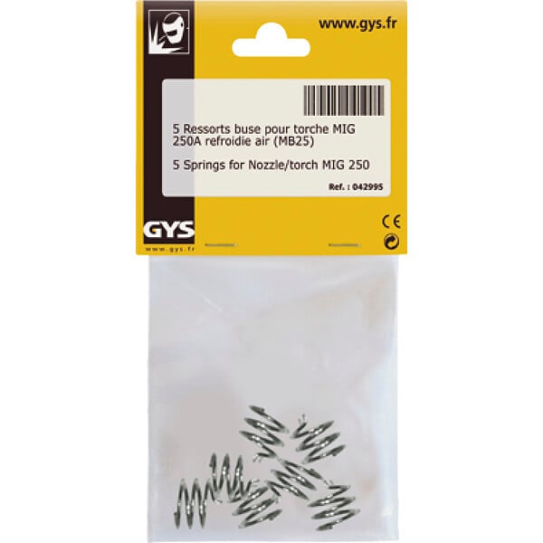 GYS - Lot de 5 ressorts buse  torche mig 250 a GYS 042995 - large