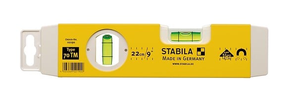 STABILA - Niveaux à bulle Type 70 TM, 22 cm STABILA 2190 - large