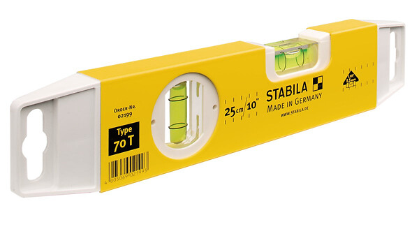 STABILA - Niveaux à bulle Type 70 T, 25 cm STABILA 2199 - large