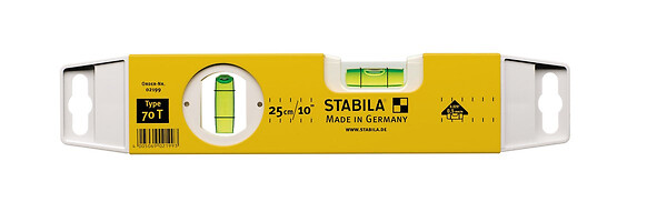 STABILA - Niveaux à bulle Type 70 T, 25 cm STABILA 2199 - large