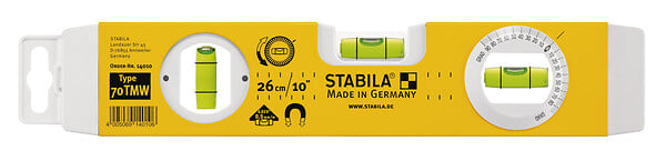 STABILA - Niveaux à bulle Type 70 TMW, 26 cm STABILA 14010 - large