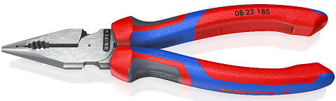 KNIPEX - Pince universelle multifonctions 185mm avec tranchant - Bi-matière KNIPEX - 822185 - large