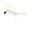 ORAC DECOR - C373 Corniche Eclairage Indirect Polyuréthane Orac Decor Antonio Ulf Moritz -8x5cm (h x p) Pack 2 pièces - vignette