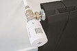 CENTRALE BRICO - Robinet thermostatique T303 équerre universel en laiton blanc - vignette