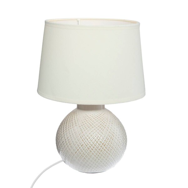 ATMOSPHERA - Lampe à poser Pied Boule en céramique H 28.5 cm - large