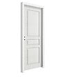 BALLAY - Bloc porte 3 panneaux sapin - Prépeint blanc - H.204xL.73cm - vignette