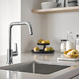 GROHE - Robinet de cuisine monocommande Start 2021 chromé + nettoyant GrohClean - vignette