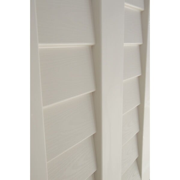 INTEC - Abri de jardin Extérieur 2 portes Beige 151 x 83 x H200cm Cabanon de jardin avec plancher intégré INTEC - large