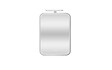 MP GLASS - Miroir LED Toscane aluminium - 75x55cm - vignette