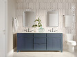 MP GLASS - Miroir LED Toscane aluminium - 75x55cm - vignette