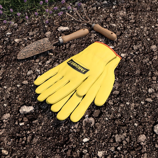 JARDIBEST - Gants de jardin pour outils - Cuir - large