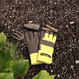JARDIBEST - Gants de jardin Docker pour travaux intenses - Cuir et toile - T11 - vignette