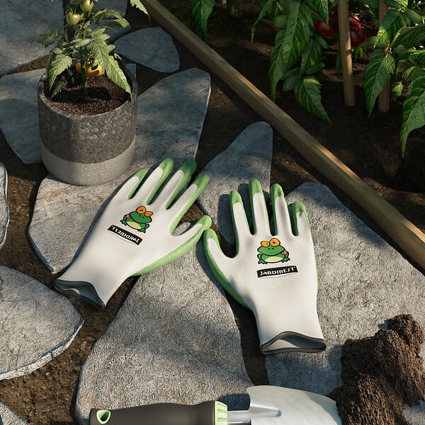 JARDIBEST - Gants de jardin pour petit jardinier - 8-10ans - large
