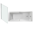 JACOB DELAFON - Baignoire bain douche Struktura + pare bain + étagère 170 X 70 - vignette
