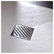PLANETE BAIN - Receveur de douche extra plat à poser 80X140 blanc reflet nervuré grande taille - vignette