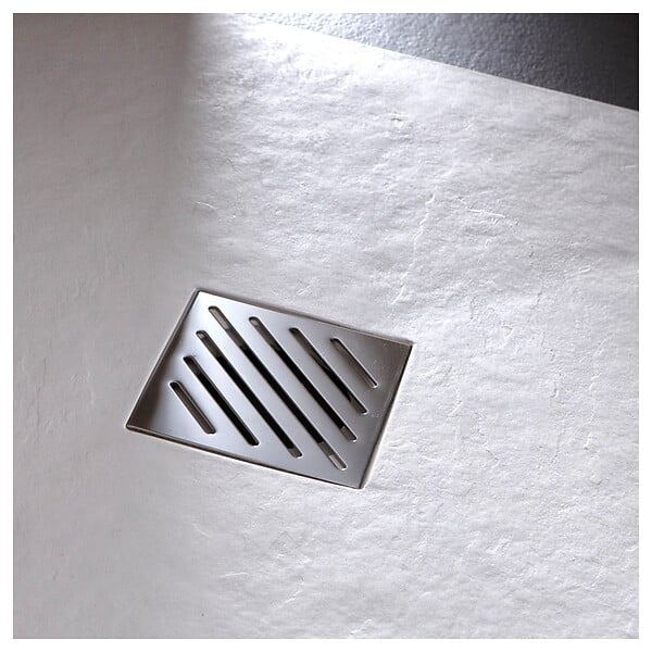 PLANETE BAIN - Receveur de douche à poser blanc 80x160 grande taille - large