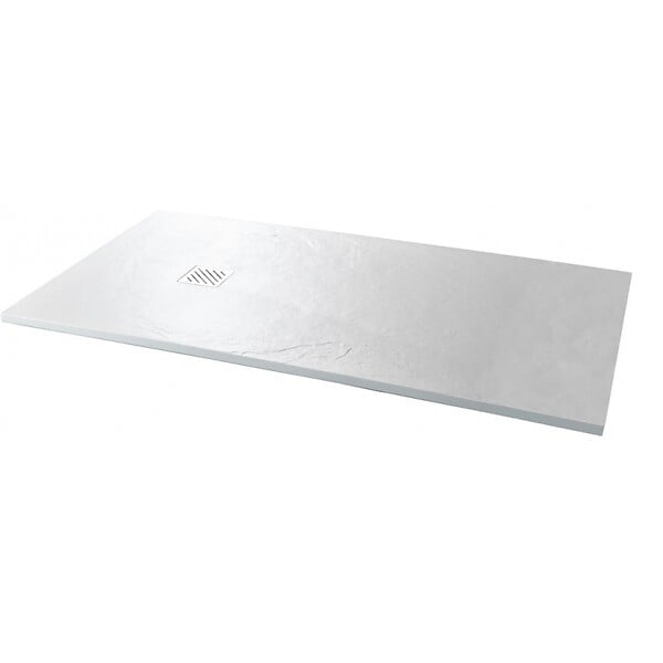 PLANETE BAIN - Receveur de douche à poser blanc 80x160 grande taille - large