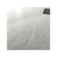 PLANETE BAIN - Receveur de douche extra plat à poser 90x90 Design reflet ardoisé Blanc - vignette