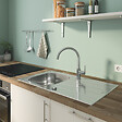 GROHE - Robinet de cuisine Start Flow Quickfix + nettoyant GrohClean - vignette