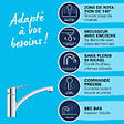 GROHE - Robinet de cuisine bec bas Start 2021 chromé + nettoyant GrohClean - vignette
