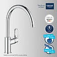 GROHE - Mitigeur d'évier START FLOW GROHE 31555001 -  monocommande - col de cygne - chrome - vignette