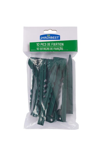 JARDIBEST - Pic de fixation - Lot de 10 - large