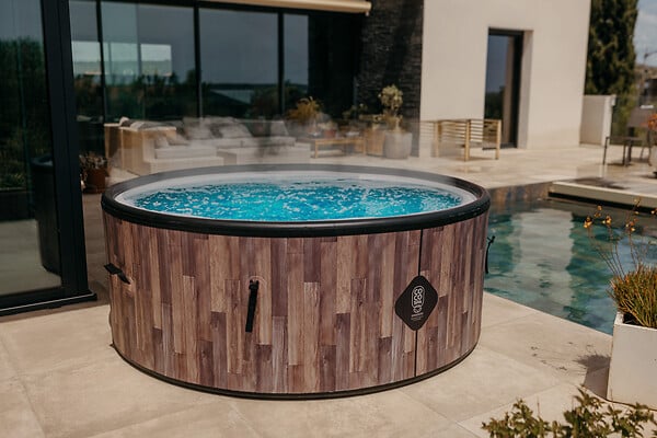 COCO SPA - Coco Spa Nordik | 180 Cm De Diamètre | 1100 Litres | Moteur 2240 W | Jusqu'à 6 Personnes - large