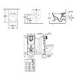 VILLEROY ET BOCH - Pack WC suspendu sans bride  Architectura + abattant + plaque blanche + bâti Grohe - vignette