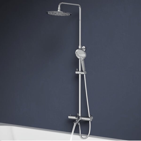 VITRA - Colonne de douche ou bain douche thermostatique Aquaheat Bliss 250 - large