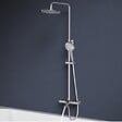 VITRA - Colonne de douche ou bain douche thermostatique Aquaheat Bliss 250 - vignette