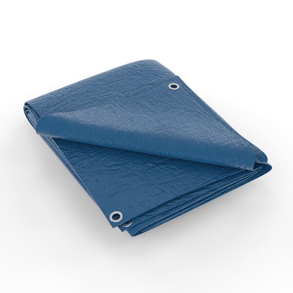 JARDIBEST - Bâche de protection - Bleu marine et vert - 5x8m - large