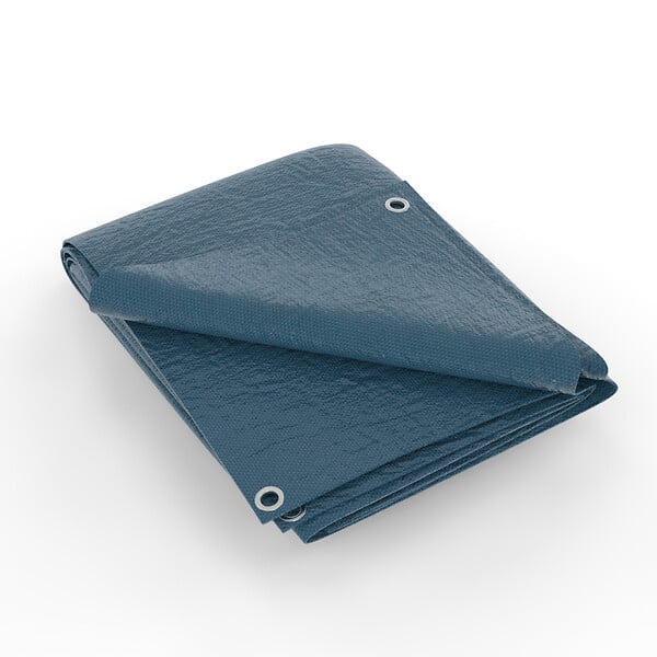 JARDIBEST - Bâche lourde - Polyéthylène - Bleu marine - 150g/m2 - 4x5m - large