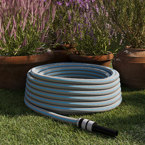 JARDIBEST - Tuyau d'arrosage NTS équipé 5 couches Jardibest 19mm par 20m - large