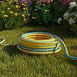 JARDIBEST - Tuyau d'arrosage PVC 3 couches tricoté - 50m - Diam.19mm - vignette
