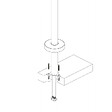 VALAZ - Robinet mitigeur baindouche sur pied CALGARY noir mat - vignette