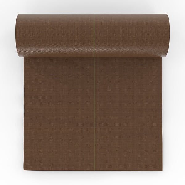 JARDIBEST - Toile de paillage tissée - Marron - 1,05x20m - large
