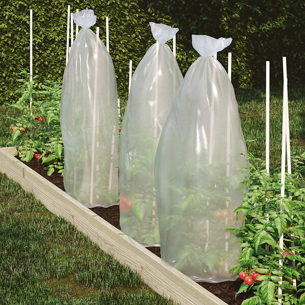 JARDIBEST - Housses à tomates - 17g/m² - L.0,60x10m - x6 - large
