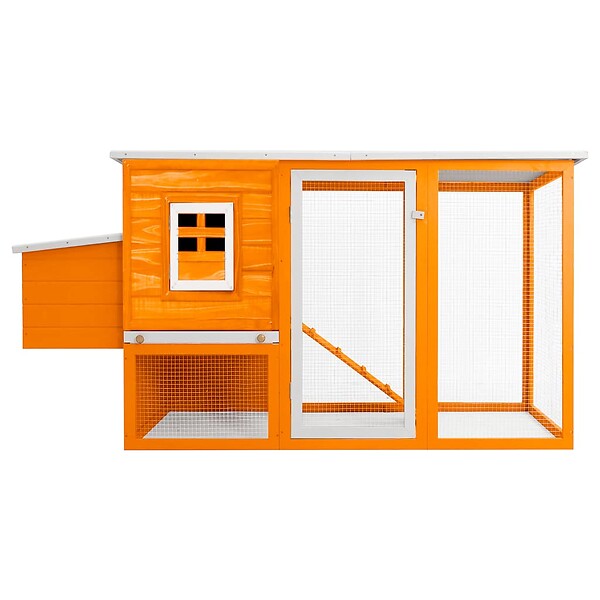 VIDAXL - vidaXL Poulailler d'extérieur avec 1 nichoir Bois - large