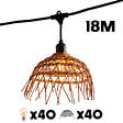 LUMISKY - Guirlande connectable HAWAII 40 ampoules E27 18M - vignette