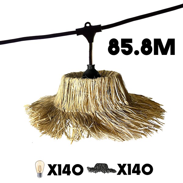 LUMISKY - Guirlande connectable TAHITI 140 ampoules E27 85.8M - large