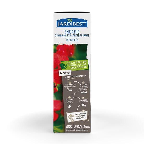 JARDIBEST - Engrais géraniums - 800g - large