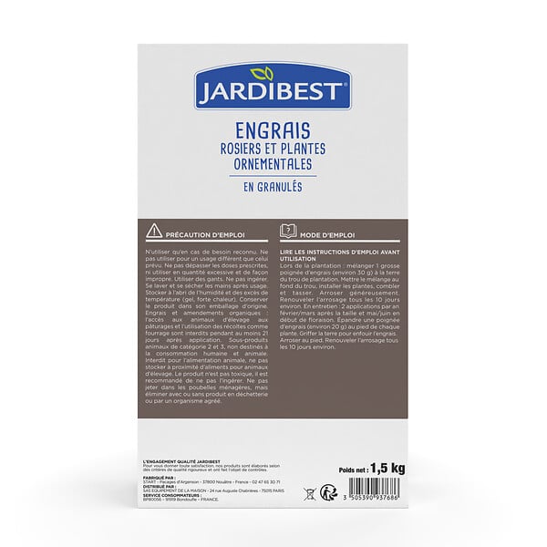 JARDIBEST - Engrais rosiers - 1.5kg - large