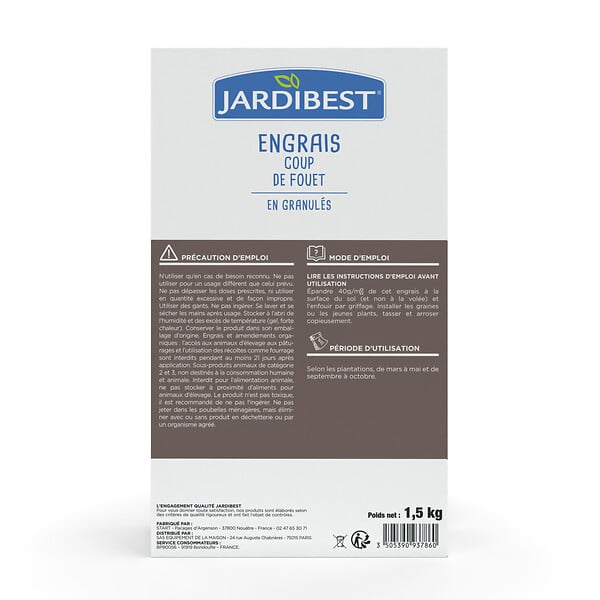 JARDIBEST - Engrais coup de fouet - 1.5kg - large