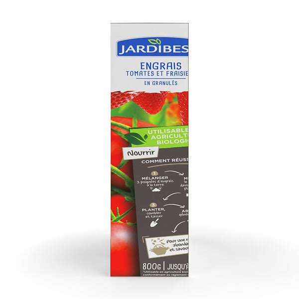 JARDIBEST - Engrais tomates et fraises - 800g - large