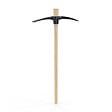 JARDIBEST - Pioche de cantonnier - Bois et acier - 2kg - vignette