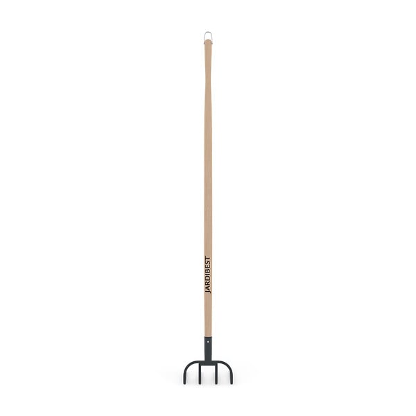 JARDIBEST - Croc à fumier - 4 dents - 20cm - large