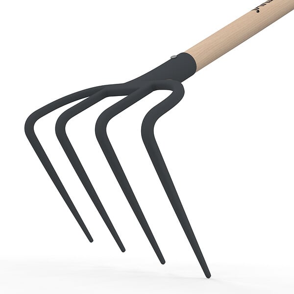JARDIBEST - Croc à fumier - 4 dents - 20cm - large