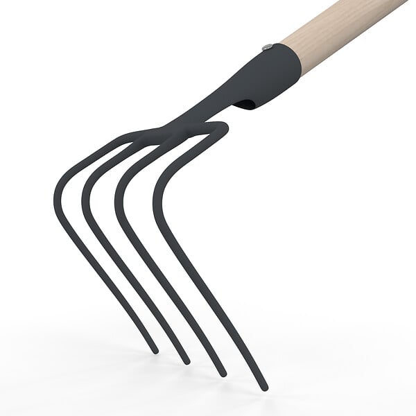 JARDIBEST - Croc léger emmanché - 4 dents - 130cm - large