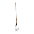 JARDIBEST - Fourche à fumier- 4 dents - L135cm - vignette
