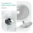 EMKE - EMKE Vasque à Poser en céramique 61,5×36×15,5cm, Lavabo salle de bain Ovale, Lavabo à poser blanc brillant - vignette
